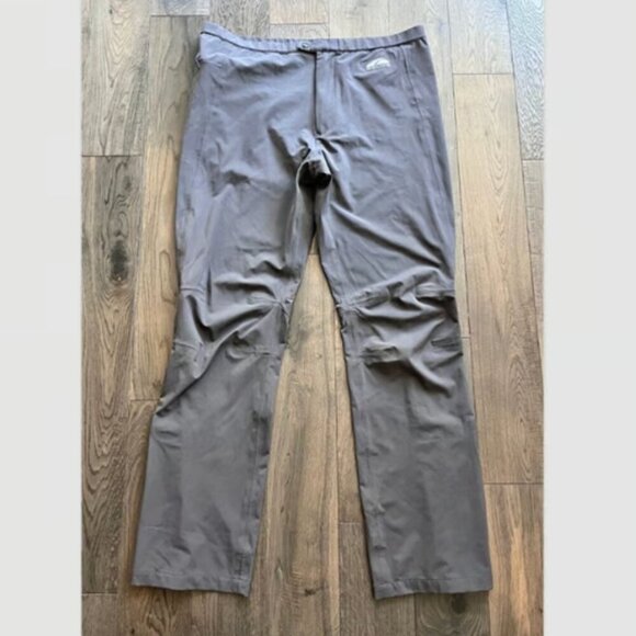 GoLite Men's Outdoor Hiking Ski Pants Size L Gray Lightweight Technical Trail - Picture 1 of 9